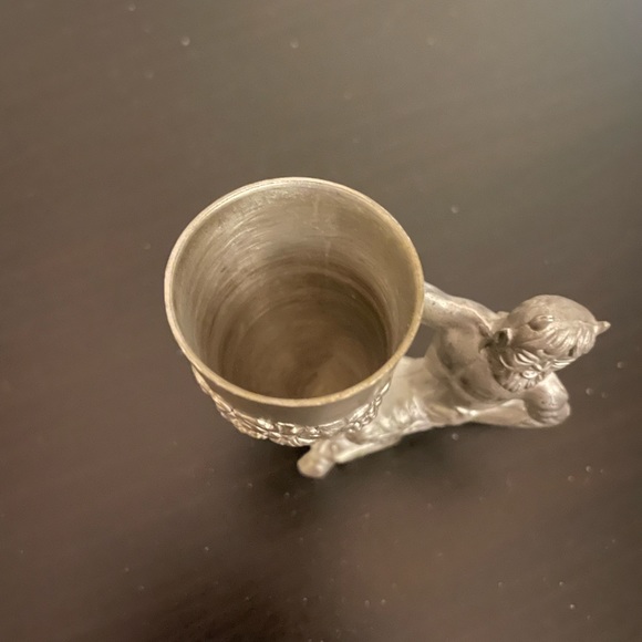 Vintage Pewter German Shot glasses with The Devil - Picture 6 of 13